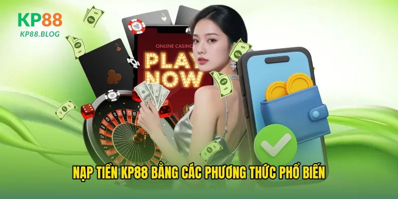 Nạp tiền kp88 bằng các phương thức phổ biến